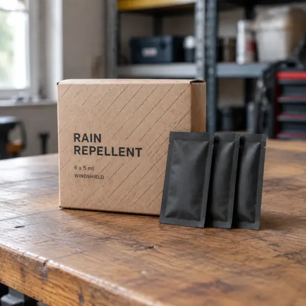 Hydrophobic Windshield Rain Repellent, 5 ml Sachets