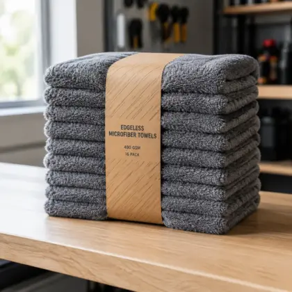Edgeless Microfiber Towels 40 x 40 cm, 16-Pack