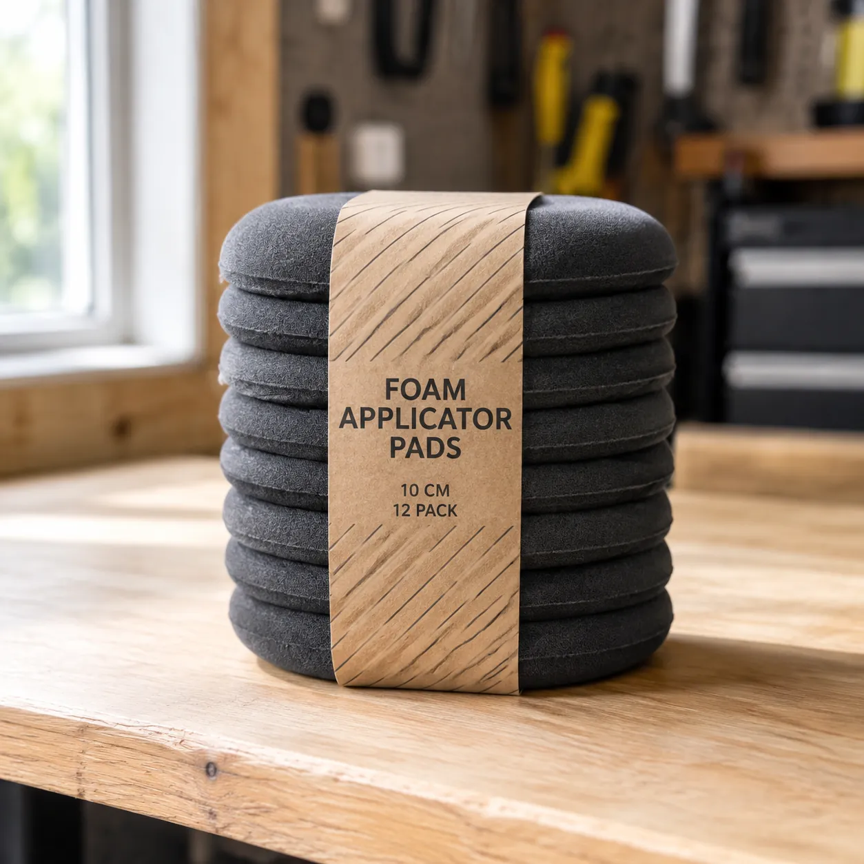 Curved Foam Applicator Pads, 12-Pack