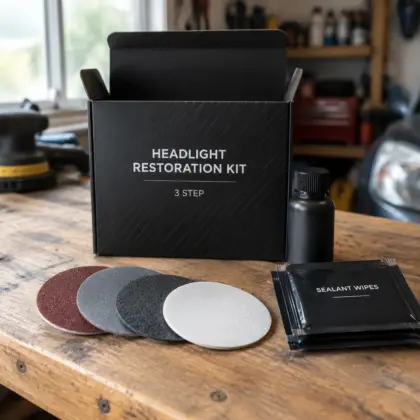 Headlight Restoration Kit, Complete