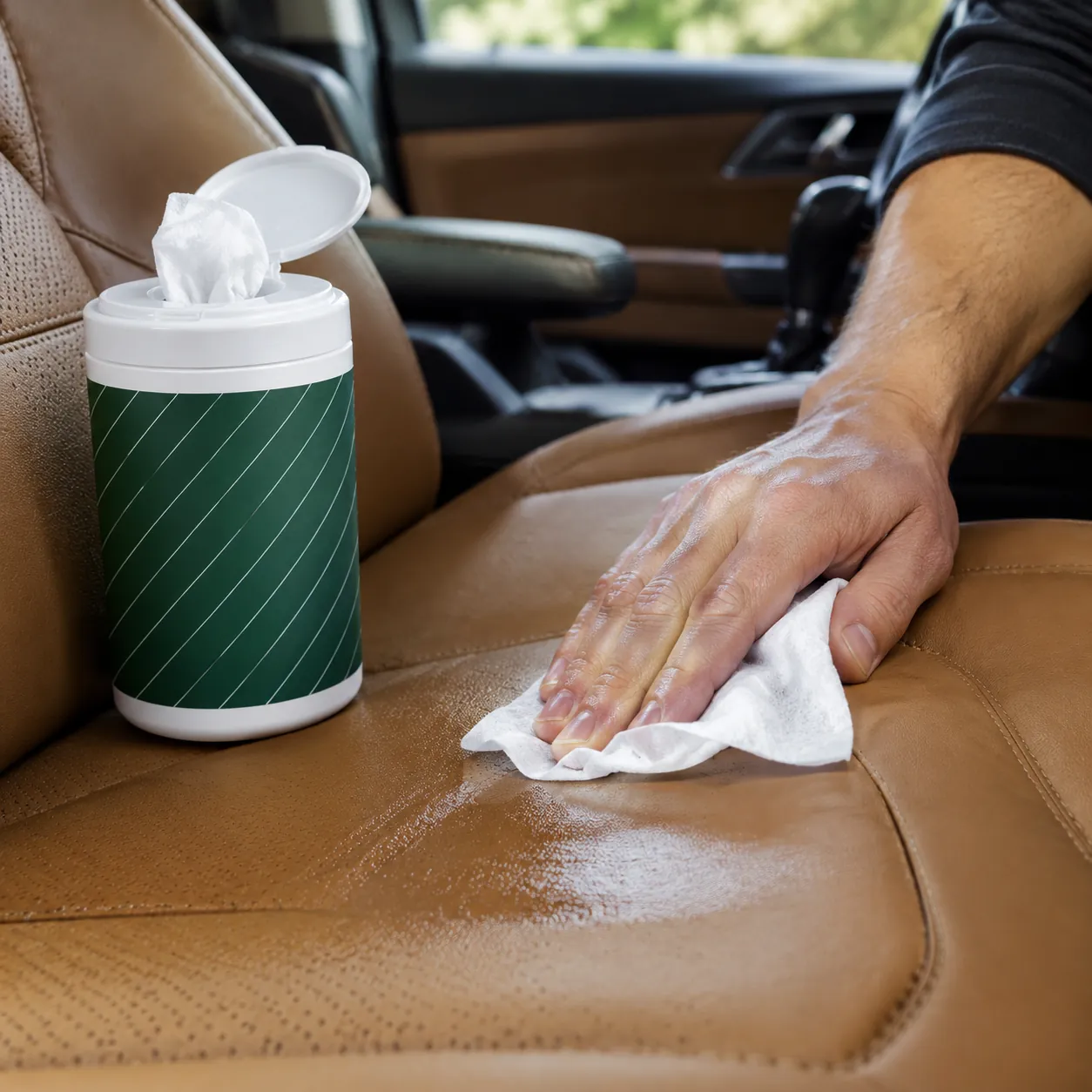 Leather & Vinyl Conditioner Wipes, 40-Count