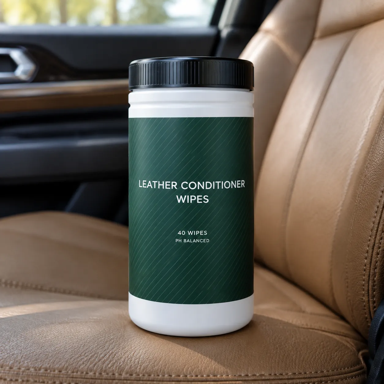 Leather & Vinyl Conditioner Wipes, 40-Count
